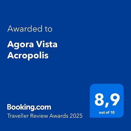 Agora Vista Acropolis Athén